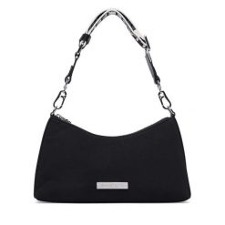 Torebka KARL LAGERFELD. Czarne torebki klasyczne damskie Karl Lagerfeld, bez wzorów, bez dodatków. Za 729.99 zł.