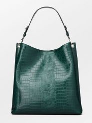 Becksöndergaard Torebka "Kayna" w kolorze zielonym - 35 x 36,5 cm rozmiar: onesize. Zielone torebki klasyczne damskie Becksöndergaard, bez wzorów, z materiału, bez dodatków. Za 248.58 zł.