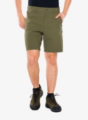 Spodenki turystyczne Fjallraven High Coast Pack Shorts. Zielone szorty męskie Fjällräven, bez wzorów, z elastanu. Za 379.49 zł.