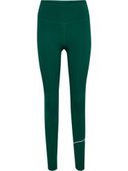 Legginsy damskie Hummel hmlCOURT. Zielone legginsy damskie HUMMEL, m, bez wzorów, z materiału. Za 237.30 zł.