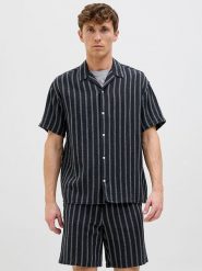 Jack & Jones Koszula "Easter" w kolorze granatowym rozmiar: M. Niebieskie koszule męskie Jack & Jones, m, bez wzorów, z bawełny, bez kołnierzyka, bez ramiączek. Za 103.45 zł.