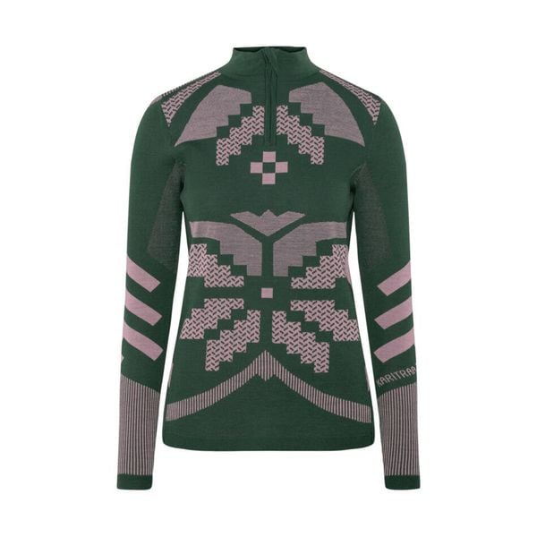 Sweter damski Kari Traa Faith. Zielone swetry klasyczne damskie Kari Traa, l, z wełny, bez kołnierzyka. Za 509.00 zł.