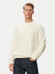 KARL LAGERFELD Bluza 705011 563900 Biały Regular Fit. Białe bluzy bez kaptura męskie Karl Lagerfeld, m, z bawełny. Za 619.99 zł.