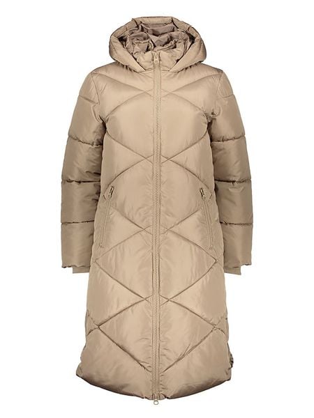 JDY Płaszcz zimowy w kolorze beżowym rozmiar: L. Brązowe płaszcze damskie JDY, na zimę, l, bez wzorów, z puchu. Za 217.99 zł.