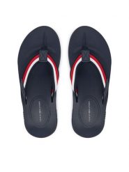 Tommy Hilfiger Japonki FM0FM05803 Granatowy. Niebieskie klapki i japonki męskie Tommy Hilfiger, z syntetyku. Za 209.99 zł.