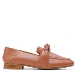 Lordsy GINO ROSSI. Brązowe mokasyny damskie Gino Rossi. Za 279.99 zł.