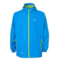Kurtka Wodoodporna Unisex Dla Dorosłych Qikpac. Niebieskie kurtki damskie Trespass, xs, bez wzorów, z materiału, z kapturem. Za 165.99 zł.