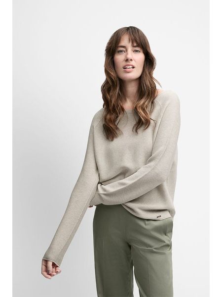 Cinque Sweter ''Ciella'' w kolorze beżowym rozmiar: S. Brązowe swetry klasyczne damskie Cinque, s, ze splotem, bez kołnierzyka. Za 214.95 zł.