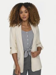 ONLY Marynarka Aris 15310839 Beżowy Loose Fit. Brązowe marynarki i żakiety damskie Only, bez wzorów, z wiskozy. Za 209.99 zł.