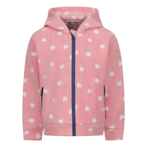Dziewczęca Bluza Polarowa Breigh. Niebieskie bluzy z kapturem damskie Trespass, z dzianiny. Za 114.99 zł.
