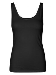 Vero Moda Top w kolorze czarnym rozmiar: XXL. Czarne topy damskie Vero Moda, xxl, bez wzorów, bez kołnierzyka. Za 43.88 zł.
