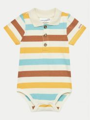 Coccodrillo Body dziecięce WC4112501HBN Kolorowy. Body niemowlęce COCCODRILLO, bez wzorów, z bawełny, bez ramiączek. Za 39.99 zł.