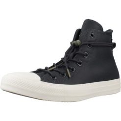 Buty CONVERSE CHUCK TAYLOR ALL STAR HI SHADOW WOODS Czarny. Czarne buty sportowe na co dzień damskie Converse, bez wzorów, ze skóry. Za 276.99 zł.