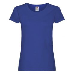 Oryginalna Bawełniana Koszulka Dla Kobiet. Czarne bluzki damskie Fruit of the Loom, xl, bez wzorów, z bawełny, sportowe, bez kołnierzyka, bez ramiączek. Za 37.99 zł.