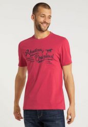MUSTANG ALEX C PRINT MĘSKI T-SHIRT KOSZULKA NADRUK AMERICAN BEAUTY 1009895 8347. T-shirty męskie Mustang, m, bez wzorów, bez kołnierzyka. Za 69.99 zł.