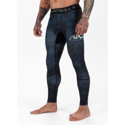 Legginsy dla dorosłych techniczne sportowe ADCC Camo. Brązowe spodnie sportowe męskie PITBULL. Za 159.00 zł.