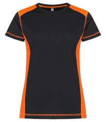 Clique Ambition-T Women — damska koszulka o zwiększonej widoczności. Brązowe t-shirty damskie CLIQUE, xs, bez wzorów, z bawełny, bez kołnierzyka. Za 142.05 zł.