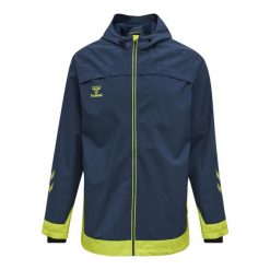 Kurtka Hummel hmlLEAD all weather. Niebieskie kurtki męskie HUMMEL, m, bez wzorów, sportowe, bez kaptura. W wyprzedaży za 232.50 zł.