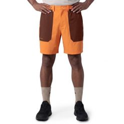 Męskie wodoodporne spodenki trekkingowe Siroko Range Orange. Brązowe szorty męskie SIROKO, bez wzorów, z materiału, sportowe. Za 211.00 zł.