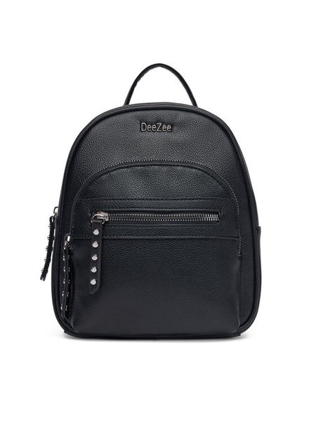 DeeZee Plecak DZE-S-009-07 Czarny. Czarne plecaki damskie DeeZee, bez wzorów, ze skóry. Za 129.99 zł.
