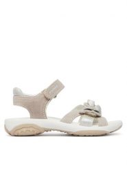 Primigi Sandały 1383711 M Beżowy. Brązowe sandały dziewczęce Primigi, ze skóry, bez zapięcia. Za 249.99 zł.