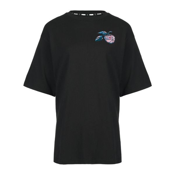 Koszulka damska PUMA Cherry on Top Graphic. Czarne bluzki sportowe damskie Puma, xl, z bawełny, bez kołnierzyka, bez ramiączek. Za 139.99 zł.