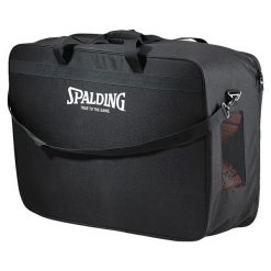 Torba na piłki Spalding. Czarne torby męskie na ramię Spalding, bez wzorów, z materiału, na ramię. Za 257.05 zł.