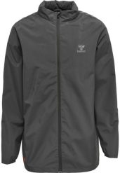 Kurtka do piłki nożnej męska Hummel Grid All Weather. Czarne kurtki męskie HUMMEL, m, bez wzorów, z materiału, bez kaptura. Za 326.95 zł.