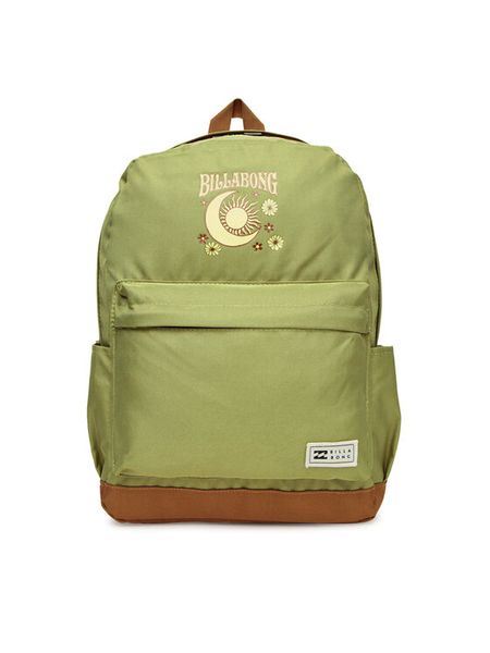 Billabong Plecak BLB-KS-002-07 Zielony. Zielone plecaki damskie Billabong, bez wzorów, z materiału, sportowe. Za 99.99 zł.