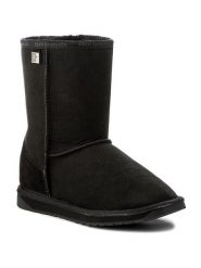 EMU Australia Śniegowce Platinum Stinger Lo WP10002 Czarny. Czarne buty zimowe męskie Emu Australia, ze skóry, bez zapięcia. Za 864.99 zł.