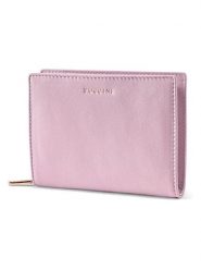 Puccini Skórzany portfel "Zen" w kolorze jasnoróżowym - 13 x 10 x 2 cm rozmiar: onesize. Różowe portfele damskie Puccini, bez wzorów, z materiału. Za 200.60 zł.