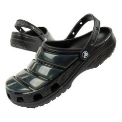 Klapki Crocs Classic Clog 206624-001 czarne. Czarne klapki i japonki męskie z materiału. Za 236.98 zł.