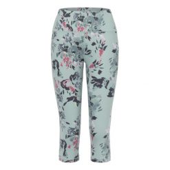 Legginsy 3/4 Damskie Kwiaty Influential II. Zielone legginsy damskie Dare 2b, bez wzorów, z elastanu. Za 129.99 zł.