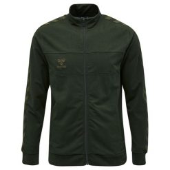 Bluza Hummel zip Lmove Classic. Szare bluzy bez kaptura męskie HUMMEL, bez wzorów, sportowe, bez kołnierzyka, bez ramiączek. W wyprzedaży za 246.70 zł.