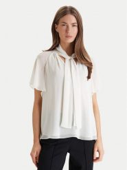 Marciano Guess Bluzka 6RGH03 7429A Biały Regular Fit. Białe bluzki damskie Marciano Guess, z aplikacjami, z syntetyku, bez ramiączek. Za 449.99 zł.