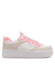 Skechers Sneakersy 310194L WCRL Biały. Białe buty sportowe dziewczęce Skechers, bez wzorów, z materiału, bez zapięcia. Za 239.99 zł.