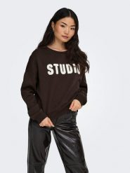 ONLY Bluza w kolorze brązowym rozmiar: XS. Brązowe bluzy bez kaptura damskie Only, xs. Za 85.45 zł.