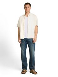 Tom Tailor Denim koszula casual Mężczyźni Comfort Fit Bawełna (100%) beżowy, S. Brązowe koszule męskie Tom Tailor Denim, m, bez wzorów, z bawełny, bez kołnierzyka, bez ramiączek. Za 199.95 zł.