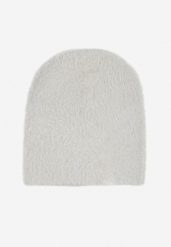 Szara Czapka Beanie Purnama. Szare czapki zimowe damskie Born2be, z dzianiny. Za 29.99 zł.