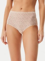 Chantelle Figi klasyczne z wysokim stanem Soft Stretch C11D70 Beżowy. Brązowe figi damskie Chantelle, bez wzorów, z syntetyku. Za 99.99 zł.