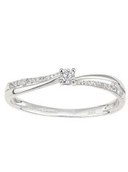 Revoni Złoty pierścionek z diamentami rozmiar: 54. Szare pierścionki damskie Revoni, z diamentem, złote. Za 1,391.99 zł.