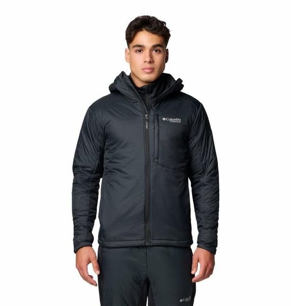 COLUMBIA Kurtka męska Silver Leaf Stretch Insulated II Jacket black-XL. Czarne kurtki męskie Columbia, l, bez wzorów, z materiału, bez kaptura. Za 542.75 zł.