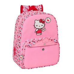 Plecak szkolny HELLO KITTY Poliester 300D. Czerwone plecaki męskie hello kitty, bez wzorów, z poliesteru. Za 152.10 zł.