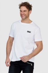 VALENTINO GARAVANI Biały t-shirt męski z logo vltn. Białe t-shirty męskie Valentino Garavani, l, z aplikacjami, prążkowane, bez kołnierzyka. W wyprzedaży za 959.99 zł.