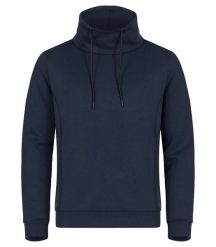Clique Bluza Hobart z wysokim kołnierzem z tkaniny air-layer Dark Navy. Niebieskie bluzy bez kaptura męskie CLIQUE, m, z tkaniny. Za 193.30 zł.