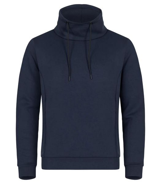 Clique Hobart bluza z wysokim kołnierzem Dark Navy. Niebieskie bluzy bez kaptura męskie CLIQUE, l. Za 199.29 zł.