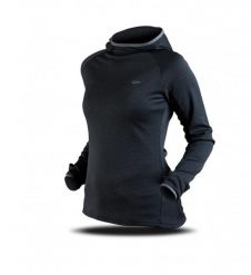 Bluza Trimm VERONA. Niebieskie bluzy z kapturem damskie TRIMM, na wiosnę, uniwersalny, z dzianiny. Za 129.20 zł.