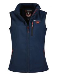 Geographical Norway Kamizelka softshellowa "Vacer" w kolorze granatowym rozmiar: M. Niebieskie kamizelki damskie Geographical Norway, m. Za 139.87 zł.