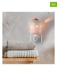 Candle Brothers Lampki nocne (2 szt.) "Serenity" w kolorze białym rozmiar: onesize. Białe koszule nocne damskie Candle Brothers, bez wzorów, z materiału. Za 102.41 zł.