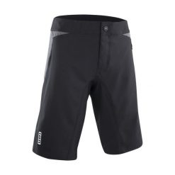 Spodenki rowerowe męskie ION Traze black. Czarne szorty męskie ION, bez wzorów, sportowe. Za 259.99 zł.